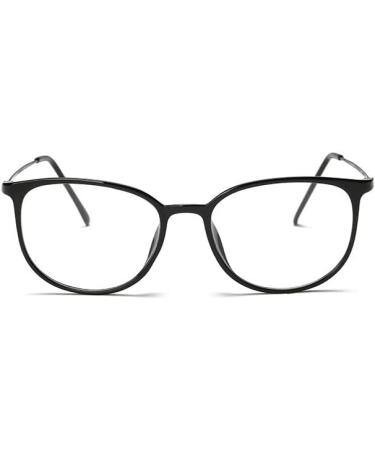 PARWANA Clear Vision Blue Light Blocking Oversized Reading Glasses +250 - Stylish Computer Eyewear for Eye Protection - Buy Online on GoSupps.com