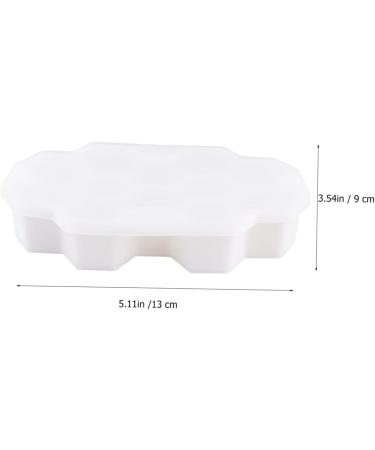 Alipis 2pcs 12 Silicone Molds Ice Molds Cocktail Ice Making Mould Refrigerator Ice Mold Ice Tray Ice Cubes 13X9 CM White - Buy Online on GoSupps.com