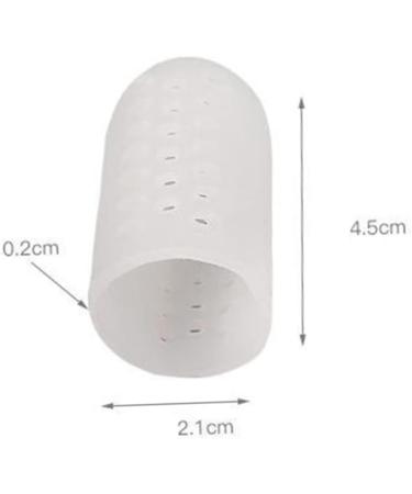 Unomor Silicone Gel High Heel Protectors - 6 Pairs/12pcs, Latex Toe Protector, Anti-Friction Toe Cover, White 4.5X2.1 cm - Buy Online on GoSupps.com