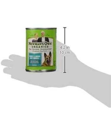 Newman's Own Turkey & Brown Rice Dog Food, 12.7 oz (Pack of 12) - Premium Natural Nutrition - Buy Online on GoSupps.com