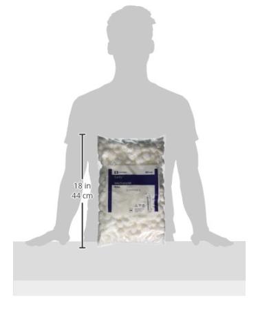 Kendall COTTON500DS Curity Medium Cotton Balls - 500 Count Bag - Buy Online on GoSupps.com