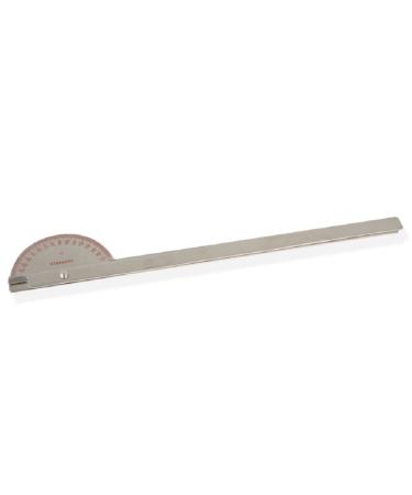 Gima - Goniometer with long arms for all joints made of stainless steel in cm and inch 35 cm 14 " 360 14" cm 180 stainless steel