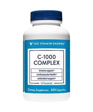 The Vitamin Shoppe C-1000 Complex 1 000MG Antioxidant That Supports Immune & Cardiovascular Health (300 Capsules) 300 Count (Pack of 1) - Buy Online on GoSupps.com