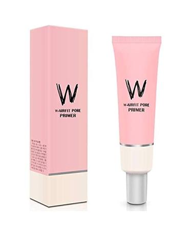 Pore Primer Face Makeup Base  Pink Isolation Cream Invisible Pore  Big Cover Acne Marks  Smooth Skin  Oil Control Moisturizing Essence Concealer Foundation-35g