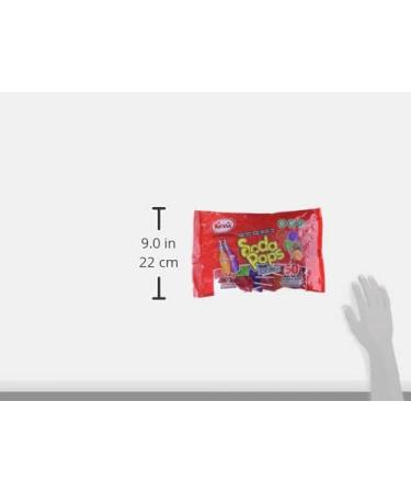 SODA POPS- 50 Big Fizzy Lollypops - Gluten Free Peanut & Tree Nut Free - Buy Online on GoSupps.com