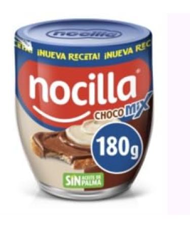 Nocilla Chocolinx P te Tartiner Duo 2 Saveurs Lait & Blanc Pack de 3 Pots de 180g
