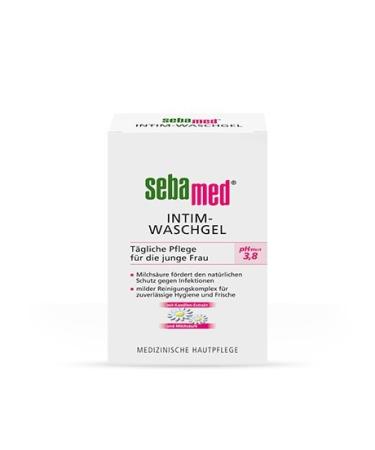 Sebamed intimate washing gel PH value 3.8 SPAR set 2x200ml.Mild cleaning complex for daily care for young women up to menopause