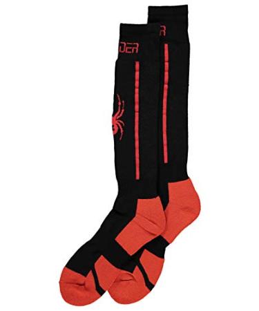 Spyder Active Sports Men's Sweep Socks Black Large