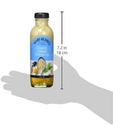 Mary Berry's Classic Salad Dressing - Vegan & Vegetarian Friendly - No Artificial Flavourings - 235ml - Buy Online on GoSupps.com