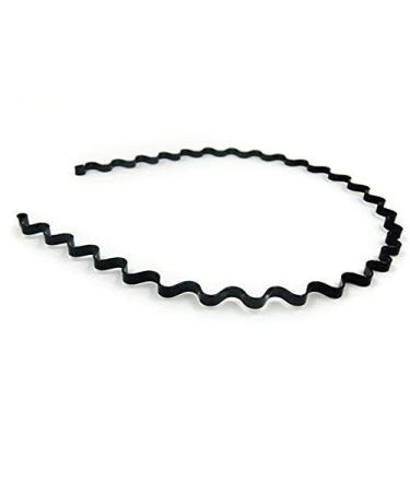 CareforYou Unisex Metall-Haarreif Schwarzer elastischer gemwellter Haarband f r internationalen Versand - Buy Online on GoSupps.com