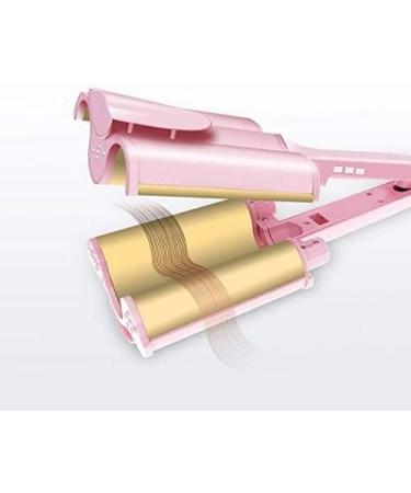 Buy Ceramic Three Tubes Hair Curling Iron - Lightweight & Portable Big Wave Curlers | Quick Heat Hair Curler for Perfect Curls - Buy Online on GoSupps.com