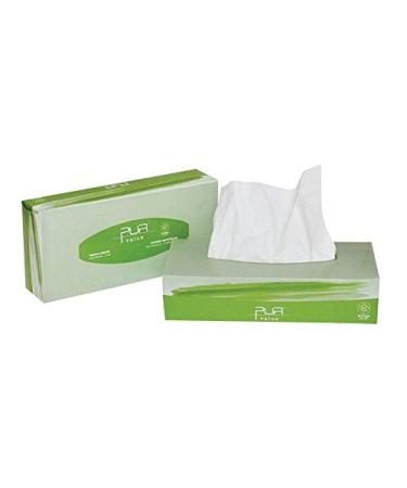 Pur Value 102543 Facial White Tissue 100 sheets/pack (Case of 30 Packs)