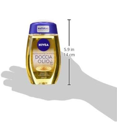 NIVEA Intense Nutrient Shower Oil Pack of 6 x 200 ml Nourishing soap based on natural oils shower cleanser for soft and nou - Buy Online on GoSupps.com