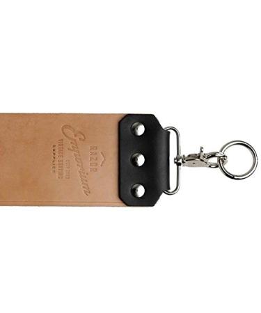 Razor Emporium Russett Horsehide & Canvas Straight Razor Strop | Handmade in USA - Buy Online on GoSupps.com
