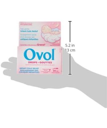 Ovol Drops - Fast Gentle Infant Colic Relief 30mL 30 ml (Pack of 1) - Buy Online on GoSupps.com