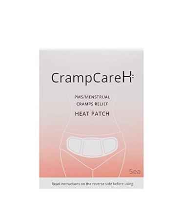 (5 Patches) CrampCareH PMS/Menstrual Cramps Relief Heat Patch with Wide Wings, FDA Registered 1