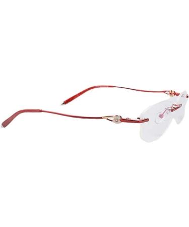 Noyota metal nasal cushion holder nose bridge replacement 1 pair of metal carved flower-glasses replacement bars nose bridge red glasses arms spare parts for borderless 1-hole glasses