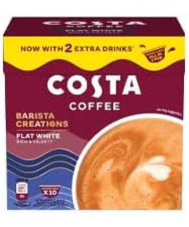 Costa Coffee Pods - Pick Any 2 Pack From 6 Flavours Including Costa Skinny Latte Pods Americano Pods Latte Pods Caramel Latte Pods Cappuccino & Flat white Coffee Pods - Buy Online on GoSupps.com