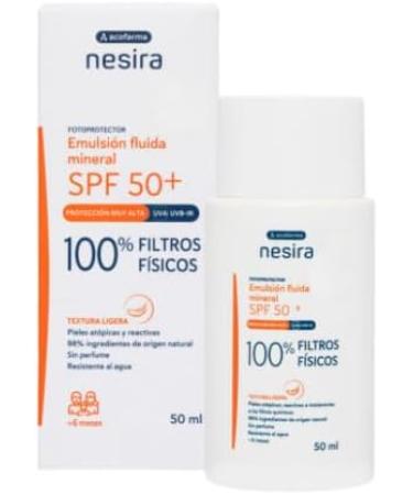  Piumer PIUMER | ACOF. NESIRA Mineral Liquid Sunscreen Emulsion SPF50+ 50 ml - Buy Online on GoSupps.com