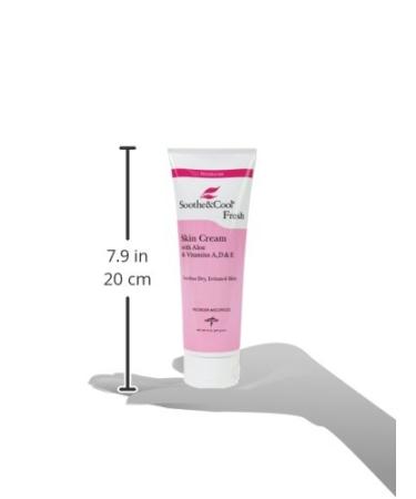 Buy Medline Soothe & Cool Moisturizing Skin Cream with Aloe & Vitamin E - 8 oz Tube (Pack of 2) | International Shipping Available - Buy Online on GoSupps.com