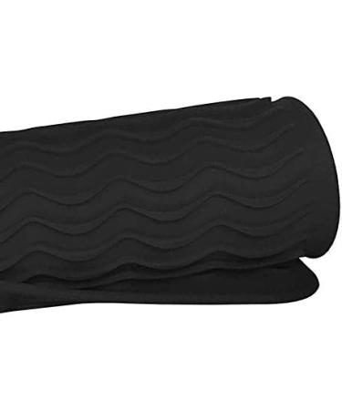 Black Silicone Heat Resistant Travel Mat - Anti-Heat Pad for Hair Straighteners & Curling Irons | Perfect for Styling on the Go - Buy Online on GoSupps.com