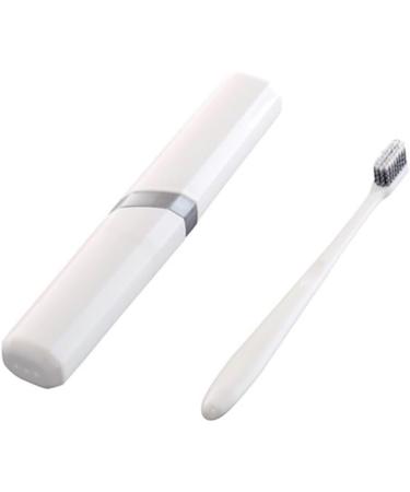 Buy Healvian Travel Toothbrush Holder - Protective Cover & Container for Manual Toothbrush | Ideal for Travel White 1 Pack - Buy Online on GoSupps.com