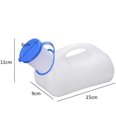 EROSPA Portable Mobile Toilet - 1 000 ml Urinal for Men Women & Children | Convenient Carrying Handle | Ideal for Travel & Camping - Buy Online on GoSupps.com