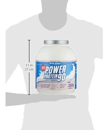 Buy Body Attack Power Protein 90 - Blueberry Yoghurt Cream 2kg | Multi-Component Protein Powder with BCAA Vitamins & L-Carnitine | Extra Creamy Protein Shake - Made in Germany - Buy Online on GoSupps.com