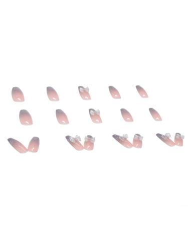 WOOXDYUK 24 Piezas U as Posticas Mate - Puntas de Presi n Cobertura Completa Arte Degradado Mariposa Acr lica Morada | Pesta as de Pegamento Para Manicura Internacional - Buy Online on GoSupps.com
