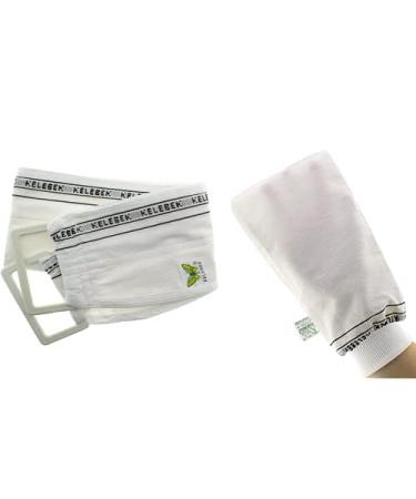 Peeling belt for the back (15 x 85 cm) hammam kese body scrub (16/24 cm) Kese peeling glove body-like peeling glove body- peeling sponge and ingrown hair treatment - Buy Online on GoSupps.com