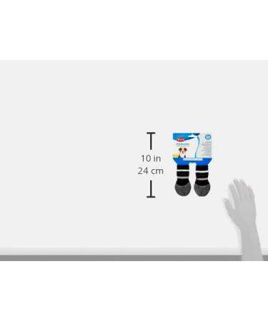 Trixie 19523 Dog Socks - Anti-Slip Medium/Large 2 Pcs - Black | International Shipping Available - Buy Online on GoSupps.com