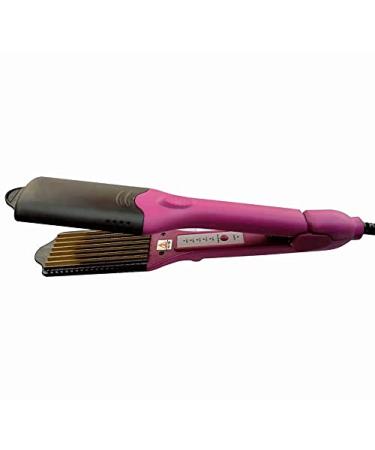 4 in 1 Hair Crimper & Wave Curler - Interchangeable Plates for Fluffy Styles | Purple Hair Styling Tool - Buy Online on GoSupps.com