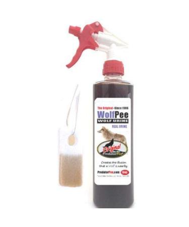 PredatorPee Original Wolf Urine 16oz Spray Bottle Combo with ScentTags