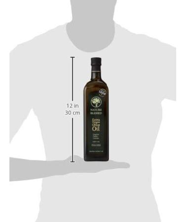 Nature Blessed Extra Virgin Olive Oil 1000ml Glass Bottle - 1L (Pack of 1) - Buy Online on GoSupps.com