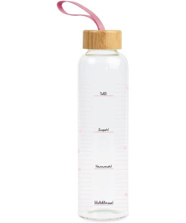 Shop Graphic Workshop Funny Saying Glass Drinking Bottle - 550ml World's Best Mom Pink | International Shipping Available - Buy Online on GoSupps.com