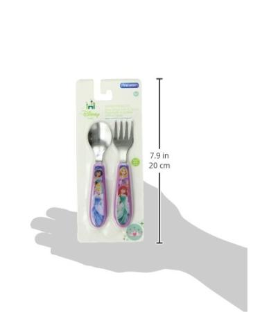 Disney Princess Fork and Spoon Set by The First Years | 9+ Months, 2 Piece Cutlery for Kids - Buy Online on GoSupps.com