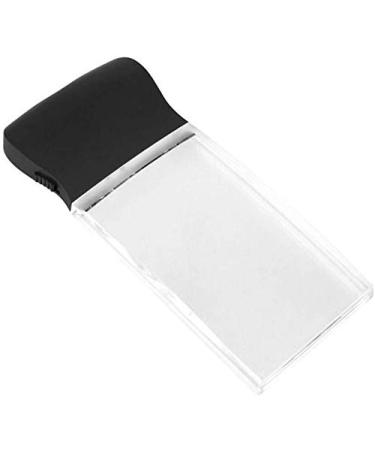Magnifying Glasses Educational Hobby Magnifiers Handheld Square Large Area Reading Aids Magnifiers Led Light Ultra-Thin Optical Resin 2 Times Magnifying Glass