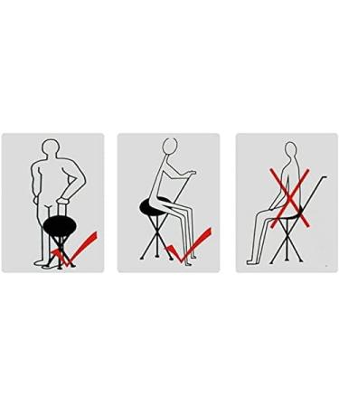 Walking Stick with Seat Elderly Crutches Quadruple Cane Folding Stool Gift of Love for Elderly Gift Innovate - Buy Online on GoSupps.com