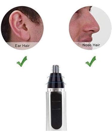 USB Rechargeable Nose Hair Trimmer - Professional Painless Ear & Nose Hair Clippers for Women & Men | Easy to Use & Clean - Buy Online on GoSupps.com
