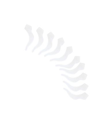 Angoily 5 pairs earstulpe earrings Accessories ear grass clipping handle holder anti-ear lock for glasses glasses ear clamping glass clamping frames white
