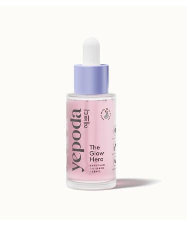 Yepoda - The Glow Hero - Oil Serum with Bakuchiol. Slow aging serum for radiant complexion. Korean cosmetics (30 ml)