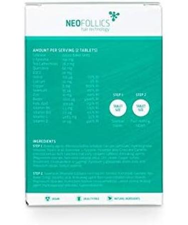 Neofollics Anti-Gray Hair Tablets - Restore Natural Hair Color | 60 Tablets for 1 Month | Effective Ingredients - Buy Online on GoSupps.com