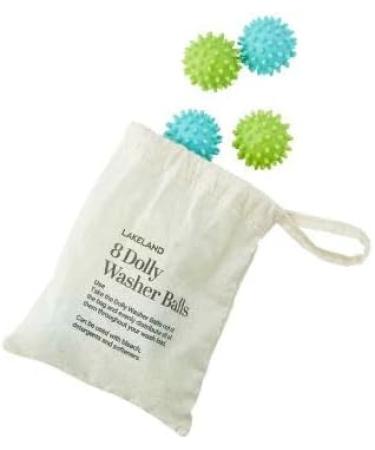 Lakeland 8 Dolly Washing Balls - Reduce Detergent Usage by 50% with Extra Cleaning Power Spikes - Buy Online on GoSupps.com