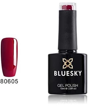 Bluesky RED Deep Rich Red Rouge Rite 80605 Contradictions Nail Gel Polish UV LED Soak Off 10ml - Buy Online on GoSupps.com