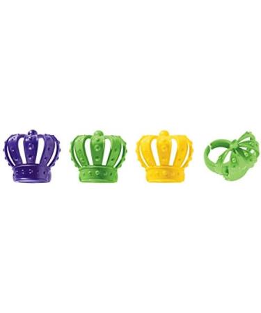 Kings Crown Mardi Gras 3D Cupcake Topper Rings - Buy Online on GoSupps.com