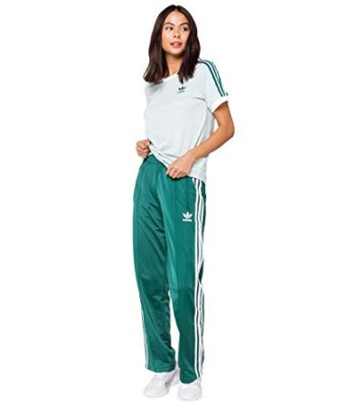 adidas Originals Women's Firebird Mid-Rise Track Pants XX-Small Noble Green