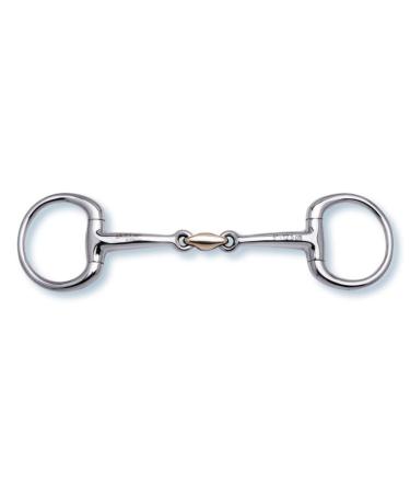 St bben bit 2234 olive head snaffle stainless steel 9.5 cm - 12 mm - Sweet Copper centerpiece