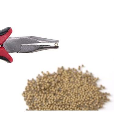 600pcs Light Brown Vlasy Silicone Lined Nano Rings Beads for Nano Tip Hair Extensions - Micro Nano Beads - Pack of 1 - Buy Online on GoSupps.com