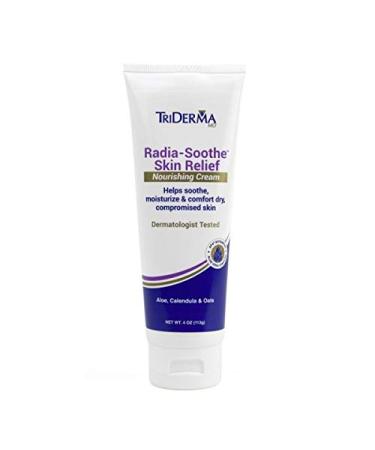 TriDerma Radia-Soothe Skin Relief Radiation Cream Helps Relieve Radiation Burn Radiodermatitis and other Skin Damaging Side Effects from Radiation Therapy Fragrance Free 4 oz tube