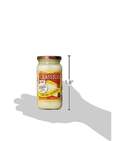 Classico Creamy Alfredo Pasta Sauce - 15 oz Jar - Buy Online on GoSupps.com